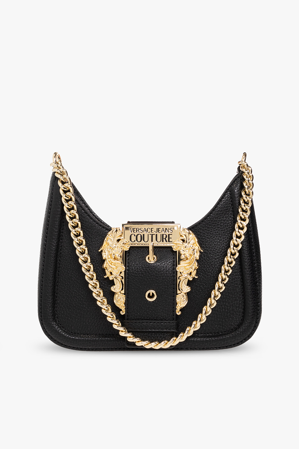 VERSACE JEANS selling black vegan leather handbag ITALY